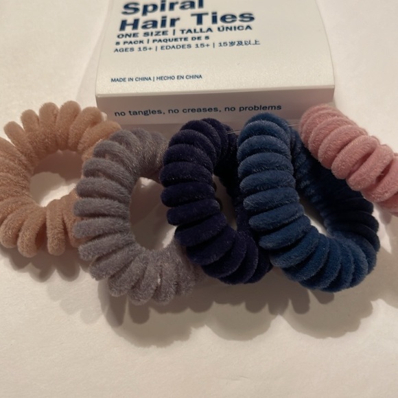 Old Navy Spiral Hair Ties (5-Pack) - Picture 6 of 6